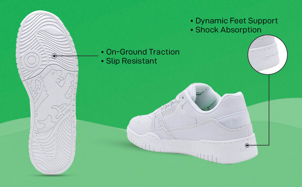 Redtape Shoes White Sneakers